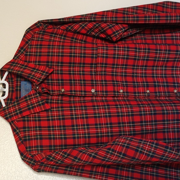 Vtg Pendleton wool tartan button down - Picture 1 of 12